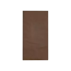 Serviettes 33x33 2 couches 1/8 couleur Marron